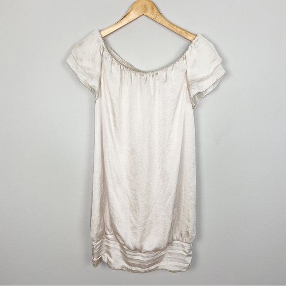 CLUB MONACO Silky Flutter Sleeve Dress - Picture 1 of 8
